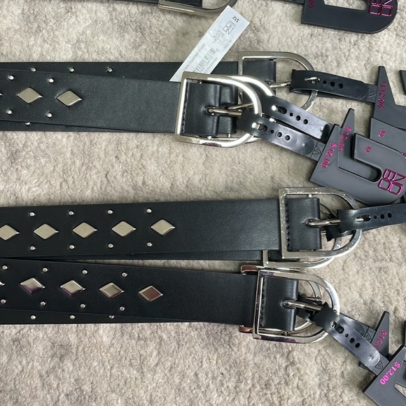 NWT Diamond-Shaped Studded Belt for Women from No Boundaries - Picture 3 of 5